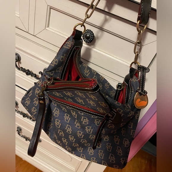 Dooney & Bourke Denim Shoulder Bag and Wallet - Picture 4 of 4